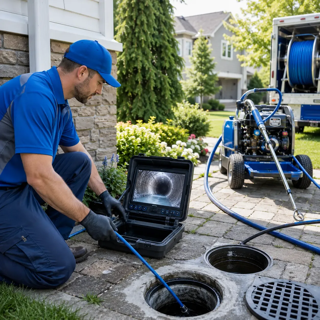Outdoor drain cleaning professionals serving Belleville, NY